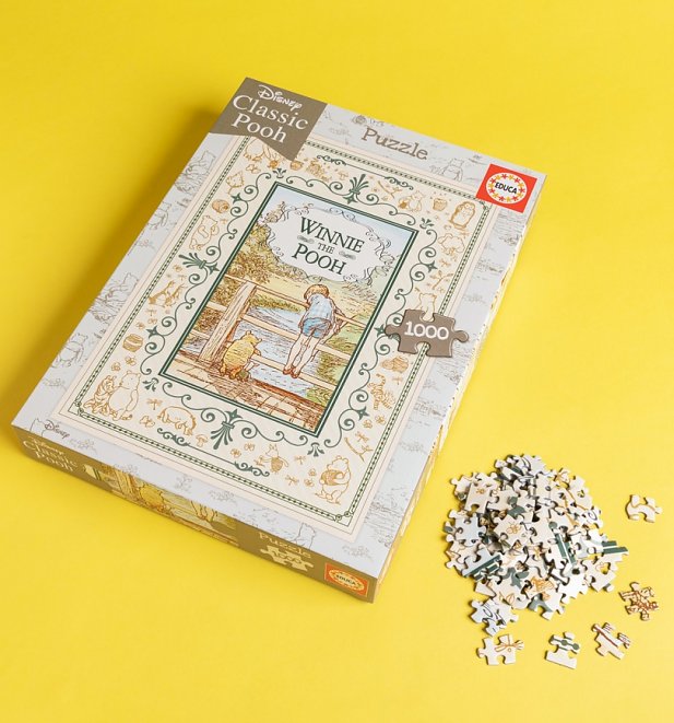 Classic Winnie The Pooh Poohsticks 1000 Piece Jigsaw Puzzle