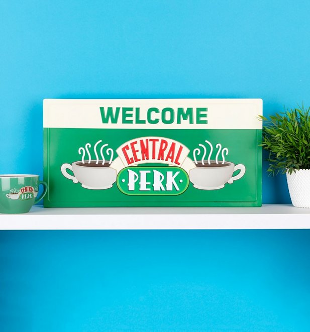 Friends Welcome To Central Perk Metal Sign