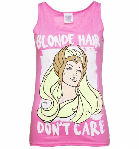 Ladies Blonde Hair Don't Care She-Ra Vest
