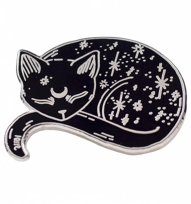Mystical Cat Enamel Pin from Punky Pins