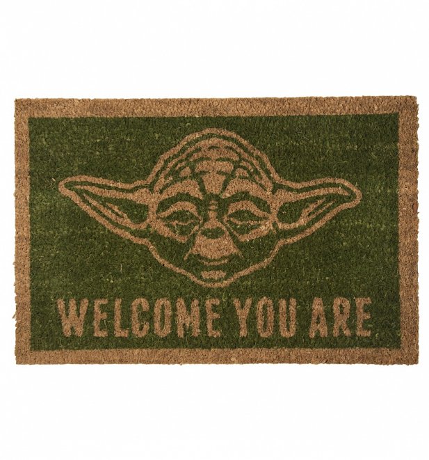 Star Wars Yoda Welcome You Are Door Mat