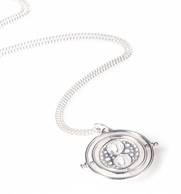 Swarovski Crystal Embellished Harry Potter Spinning Time Turner Necklace